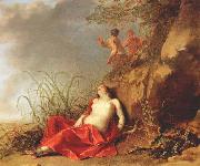 LISSE, Dirck van der Sleeping Nymph after 1642 USA oil painting artist